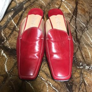 Red Franco Sarto flats